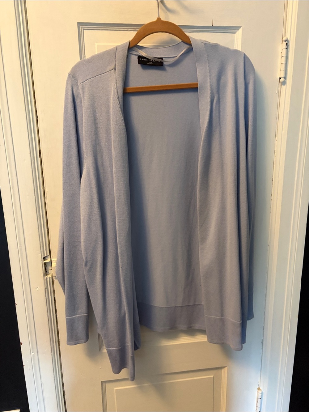 Lane Bryant Pale Blue Open-Front Cardigan